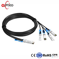 DAC 100G QSFP28 4xSFP28 QSFP+ 1M kabel za izravno povezivanje