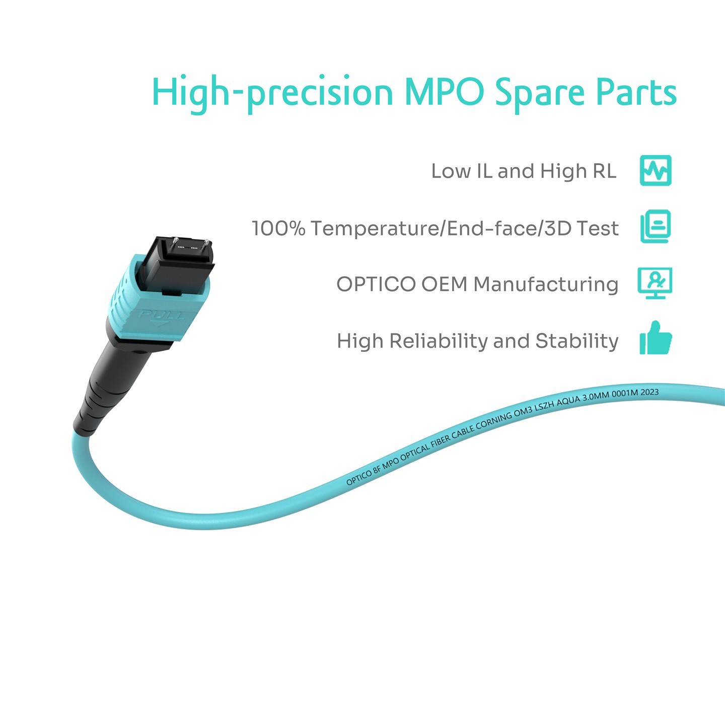MPO-SC/PC 8j Single-mode And MPO-LC/ PC 8j OM3