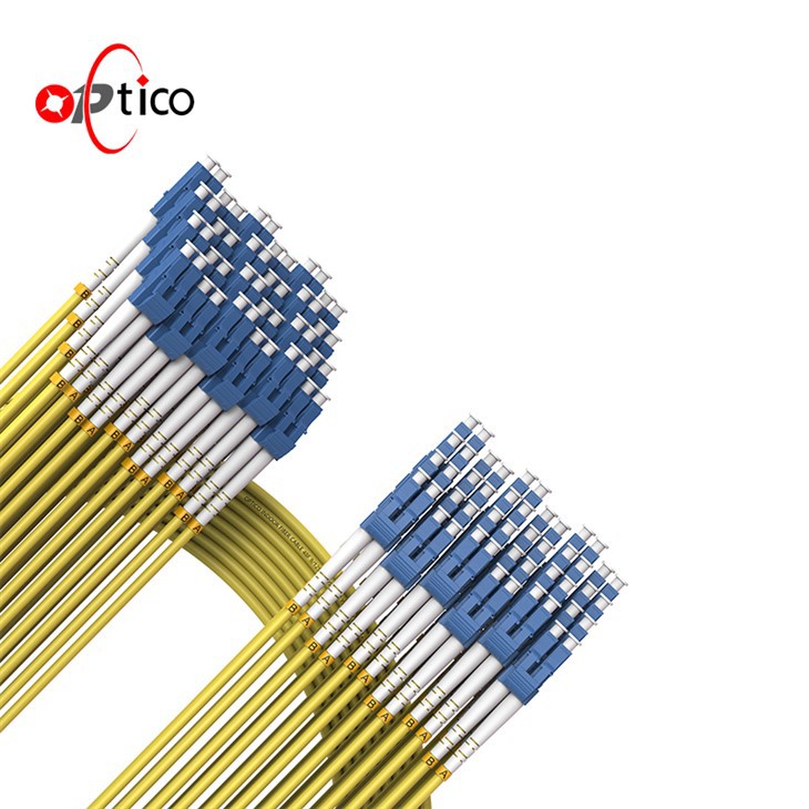 48F LC To LC Single Mode Fiber Optic Patch Cord